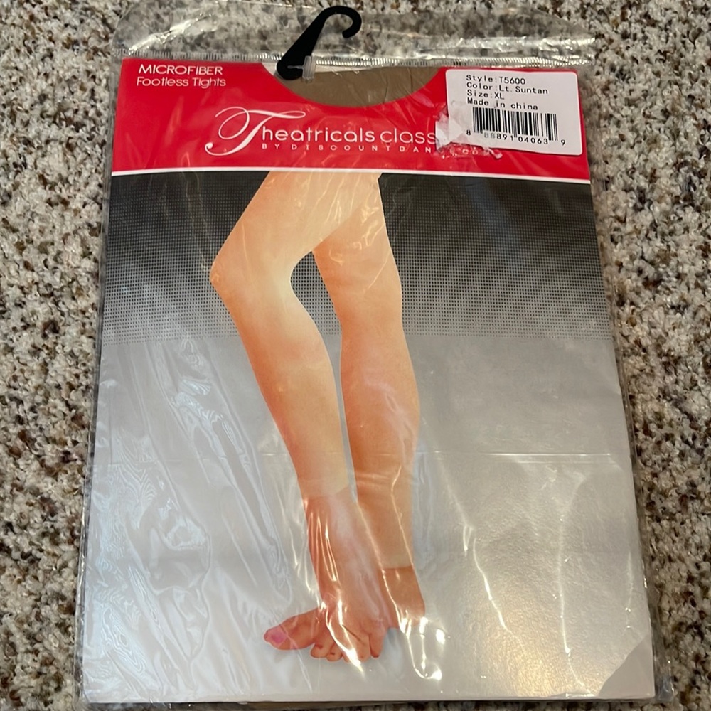 Theatricals Classwear Footless Tights Women’s sz XL NEW
